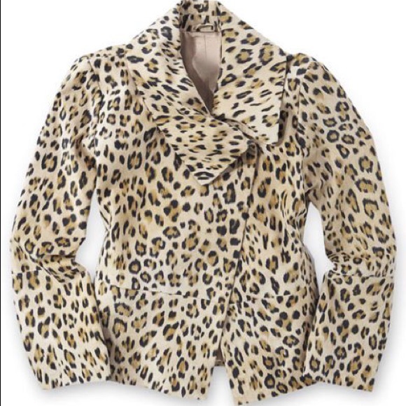 Chico's Jackets & Blazers - Chico’s Genuine Suede Animal Print Jacket NWOT